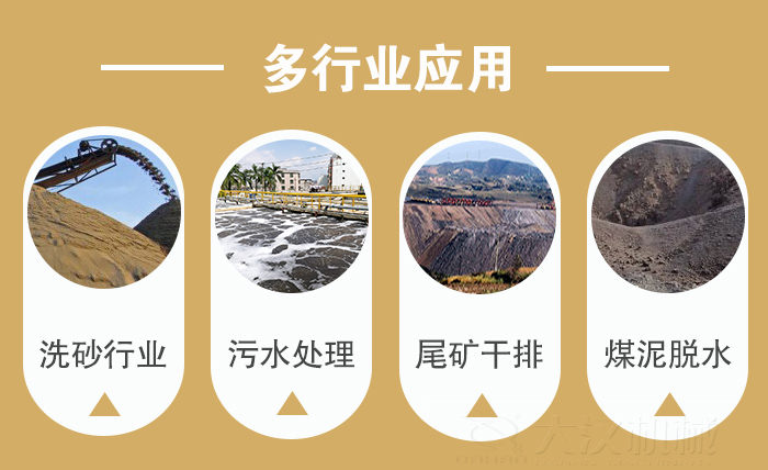 礦用直線振動(dòng)篩適用行業(yè)：洗砂行業(yè)，污水處理，尾礦干排，煤泥脫水。